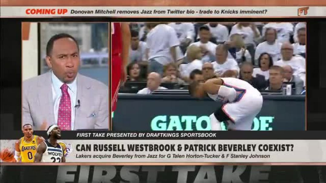 Russell Westbrook and Patrick Beverley cannot COEXIST- - Stephen A